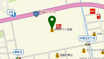 BAYFLOW ゆめタウン佐賀店の地図画像