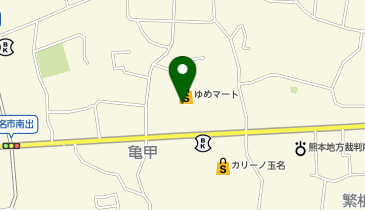 宝くじチャンスセンター ゆめマート玉名店の地図画像