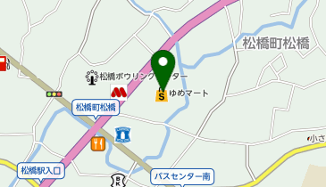売るナビ ゆめマート松橋店の地図画像