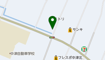 ニトリ 中津店の地図画像