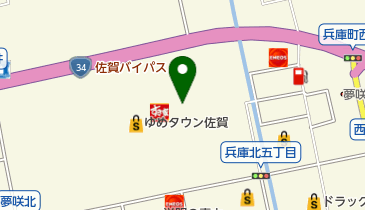 ニトリ ゆめタウン佐賀店の地図画像