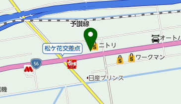 ニトリ 大洲店の地図画像