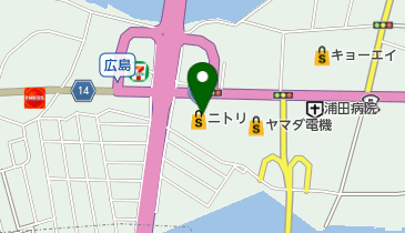 ニトリ 徳島北店の地図画像