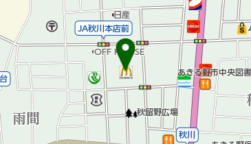 ニトリ あきるのプレイス店の地図画像