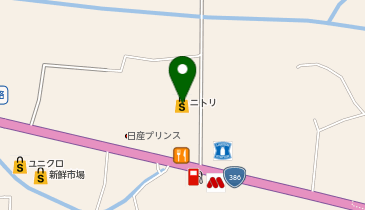 ニトリ 日田店の地図画像