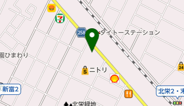 ニトリ 千歳店の地図画像