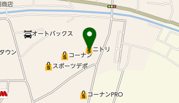 ニトリ 徳島藍住店の地図画像