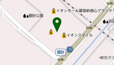 ニトリ 【デコホーム】イオンモール幕張新都心店の地図画像