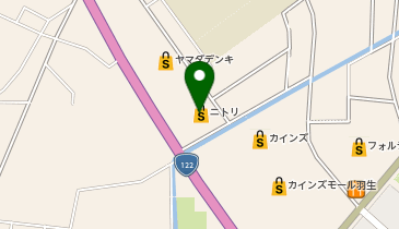 ニトリ 羽生店の地図画像