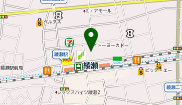 ニトリ 【デコホーム】イトーヨーカドー綾瀬店の地図画像