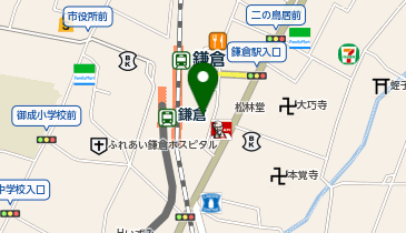 ニトリ 【デコホーム】東急ストア鎌倉駅前店の地図画像