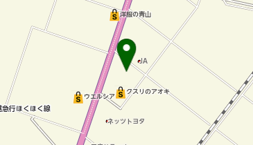 ニトリ 六日町店の地図画像