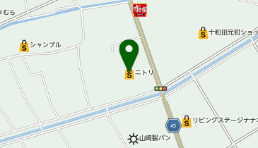 ニトリ 十和田店の地図画像