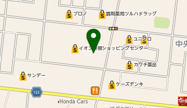 ニトリ イオン東根店の地図画像