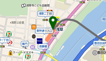 ニトリ 浅草EKIMISE店の地図画像