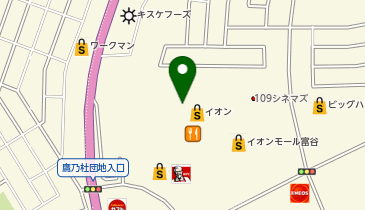 ニトリ イオンモール富谷店の地図画像