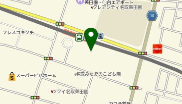 ニトリ 名取オルフィーカ美田園店の地図画像