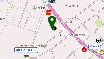ニトリ 【デコホーム】シーナ シーナ福住店の地図画像