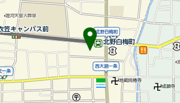 ニトリ イズミヤSC白梅町店の地図画像