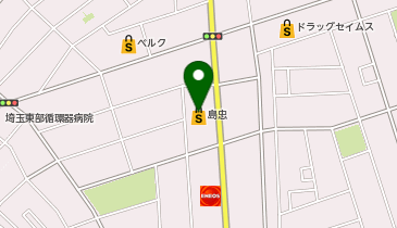 ニトリ 越谷店の地図画像