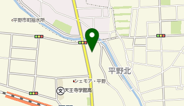 ニトリ 平野店の地図画像