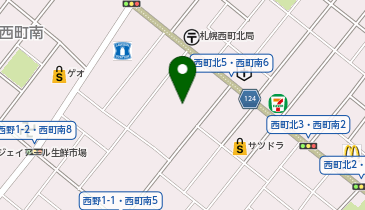 ニトリ 【デコホーム】イオン札幌西町店の地図画像