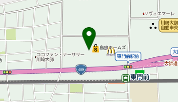 ニトリ 川崎大師店の地図画像