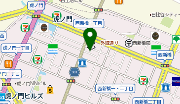上島珈琲店 虎ノ門店の地図画像