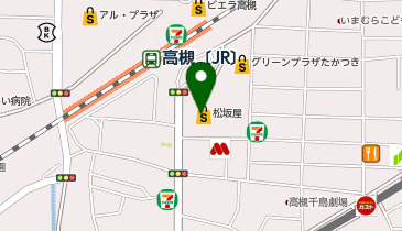 上島珈琲店 松坂屋高槻店の地図画像