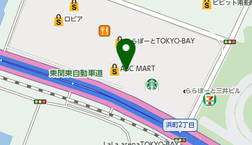 上島珈琲店 ららぽーとTOKYO-BAY店の地図画像