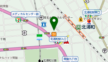 大黒屋 北浦和駅西口店の地図画像