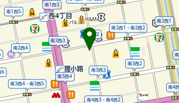 大黒屋 質札幌買取センターの地図画像