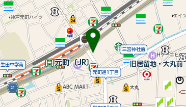 大黒屋 神戸元町買取センターの地図画像