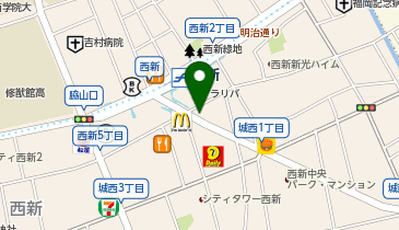 大黒屋 西新駅前店の地図画像