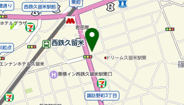 大黒屋 質久留米買取センターの地図画像