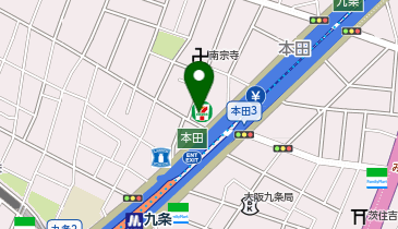 セブンイレブン 大阪本田3丁目店の地図画像