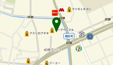 セブン銀行 ヨークベニマル 細谷店 共同出張所の地図画像