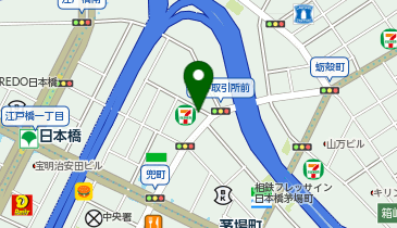 セブンイレブン 兜町東証前店の地図画像