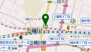 セブンイレブン 広島横川駅北口店の地図画像