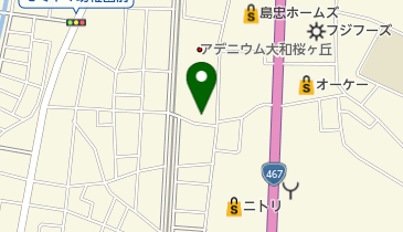 セブンイレブン 大和福田中央店の地図画像