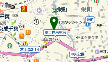 セブン銀行 野村證券 千葉支店 共同出張所の地図画像