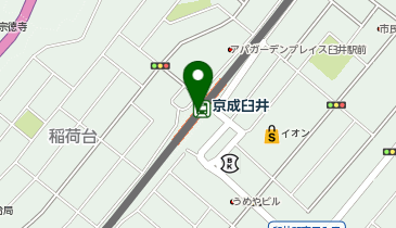 セブン銀行 京成電鉄 京成本線 京成臼井駅 共同出張所の地図画像