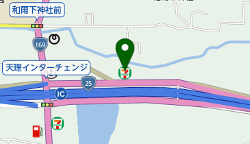 セブンイレブン 天理インター店の地図画像
