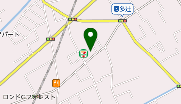 セブンイレブン 東村山恩多町3丁目店の地図画像