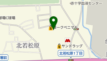 セブン銀行 ヨークベニマル 若松原店 共同出張所の地図画像