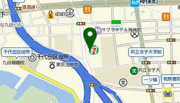 セブンイレブン 千代田一ツ橋2丁目店の地図画像