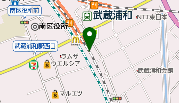 セブン銀行 武蔵浦和マーレ 共同出張所 さいたま市南区 セブン銀行atm 336 0022 の地図 アクセス 地点情報 Navitime