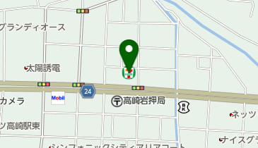 セブンイレブン 高崎岩押町店の地図画像