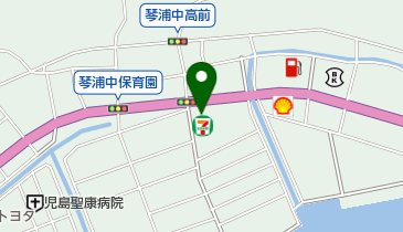 セブンイレブン 倉敷児島下の町9丁目店の地図画像