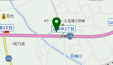 セブンイレブン 宝塚山本西店の地図画像